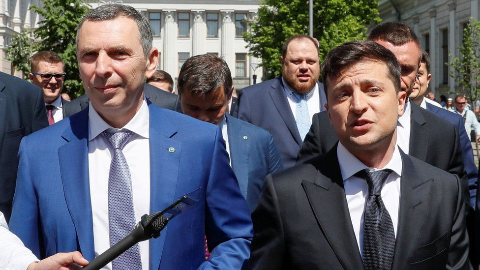 Украины Ерөнхийлөгч Владимр Зеленский болон Серхий Шефир