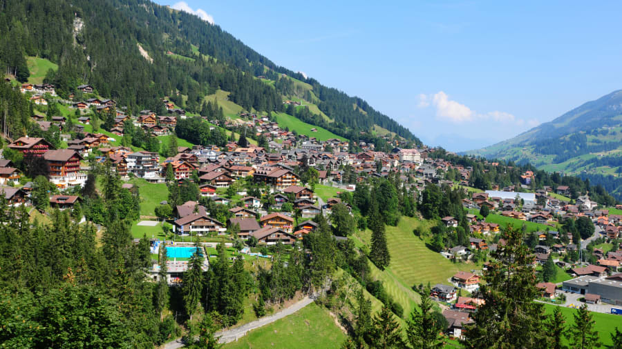 Швейцарь, Аделбоден: Бернс Оберланд мужид байрладаг Аделбоден нь Альпийн нурууны нэг хэсэг юм