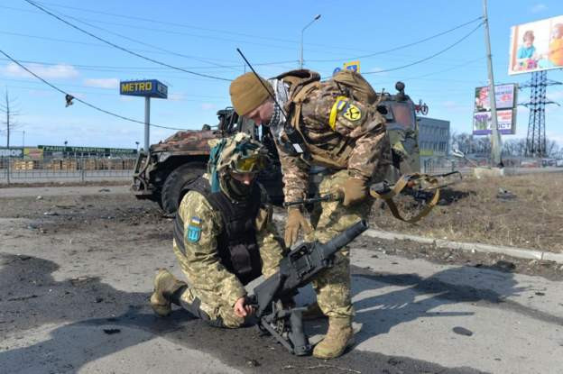 Украины цэргүүд гранат шидэгчийг туршиж байна