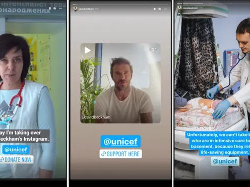 Дэвид Бекхэм өөрийн 71 сая дагагчтай инстаграм хаягийг Украин эмчид хүлээлгэн өгчээ