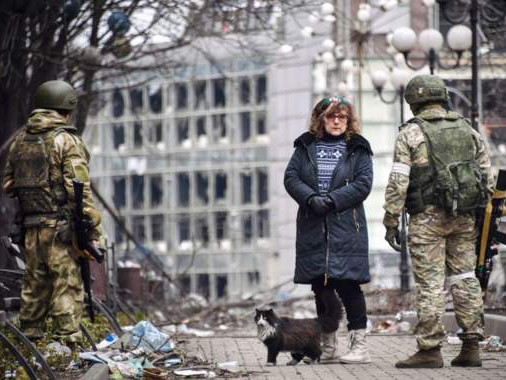 ФОТО: Оросын цэргүүд Украины Мариуполь хотод нэвтэрчээ