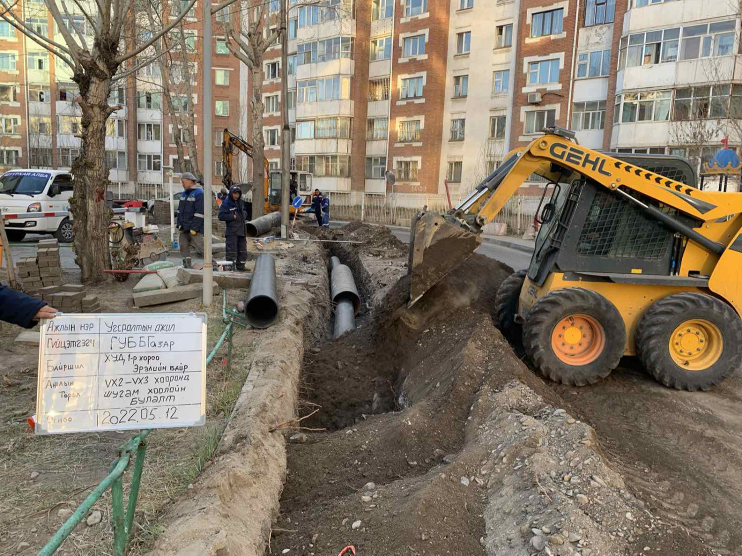 Авто зам, талбайн борооны ус зайлуулах шугам угсралтын ажлыг эхлүүллээ