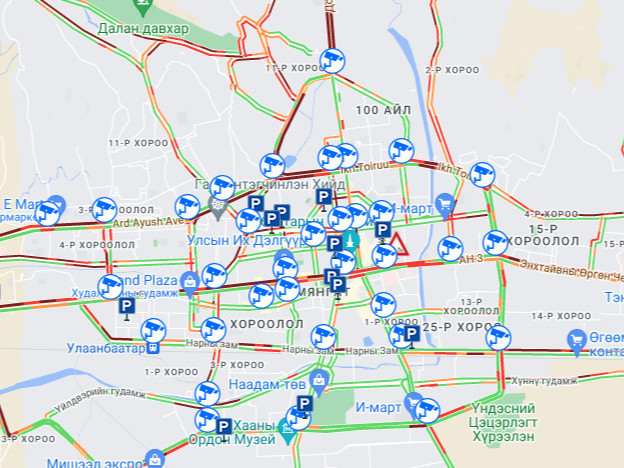 ФОТО: Яг одоо замын хөдөлгөөний нөхцөл байдал