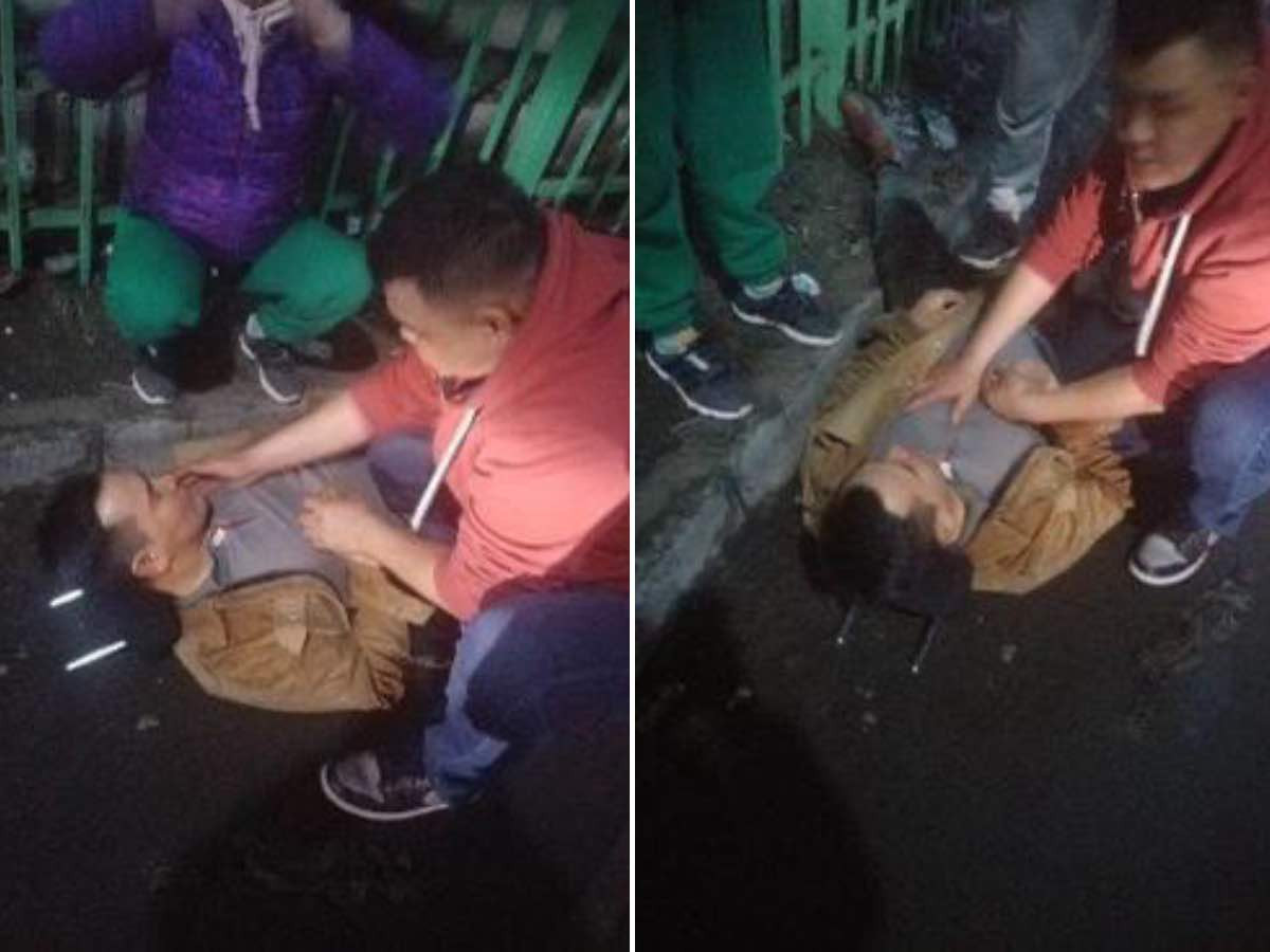 Онцгой байдлын алба хаагч автобусны буудал дээр таталт өгч байсан иргэнд анхны тусламж үзүүлж, амь насыг нь аварчээ