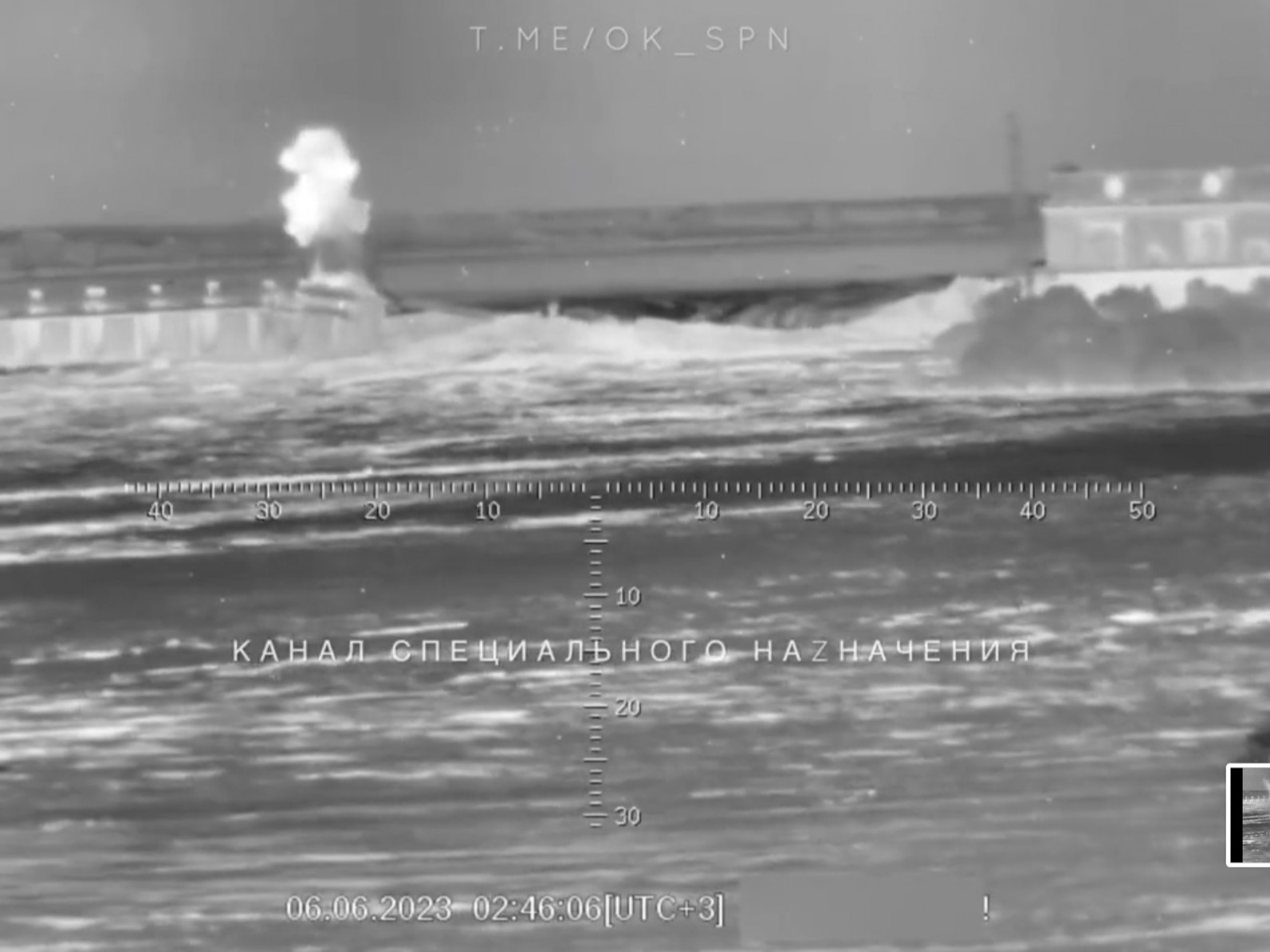ВИДЕО: Каховкын УЦС-ын далангийн дэлбэрэлтийн дүрсийг нийтэлжээ