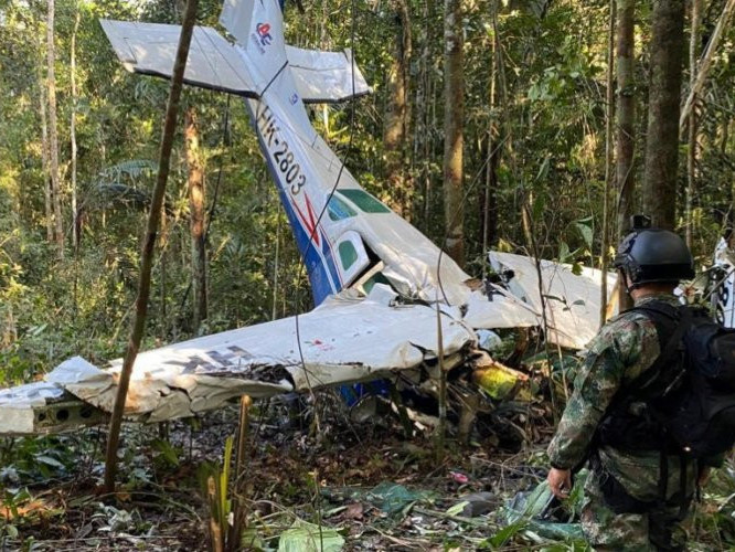 Онгоцны ослын улмаас сураггүй болсон дөрвөн хүүхдийг 40 хоногийн дараа ширэнгэн ойгоос эсэн мэнд олжээ