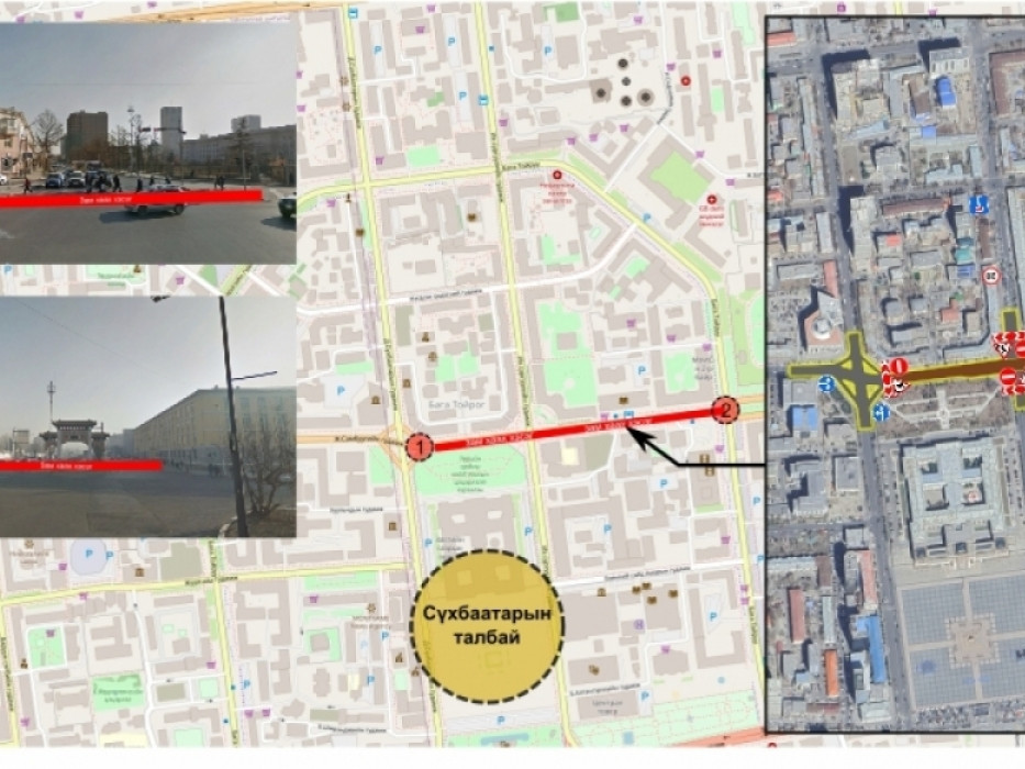 Чингис хаан музейн уулзвараас ШУТИС-ын уулзвар хүртэлх замыг нээлээ