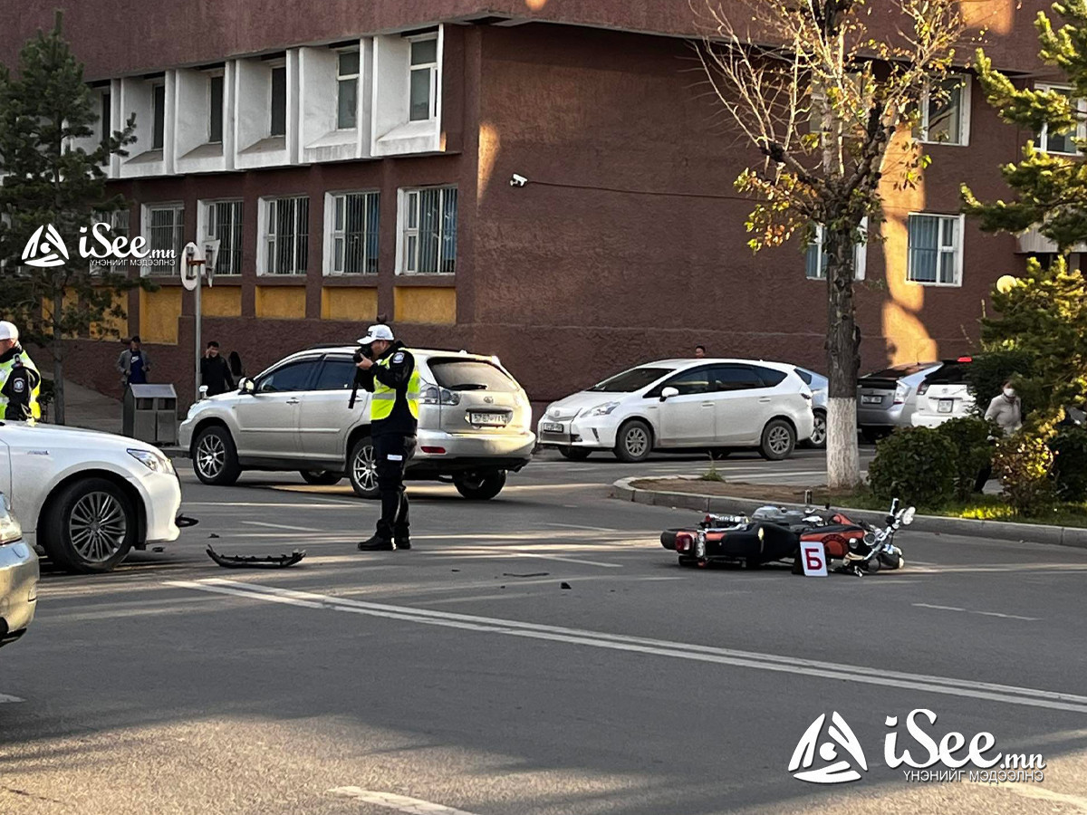 ШУУРХАЙ: Бага насны хүүхдээ дагуулан гарцаар зам хөндлөн гарч явсан иргэнийг мөргөж гэмтээсэн хэрэг гарчээ