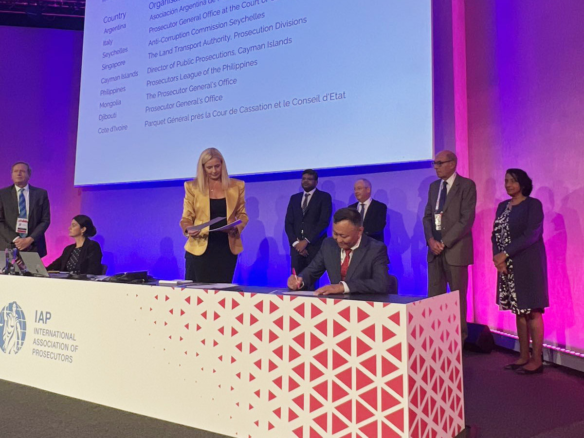 Олон улсын прокуроруудын холбоонд “Гишүүн-байгууллага"-аар элслээ