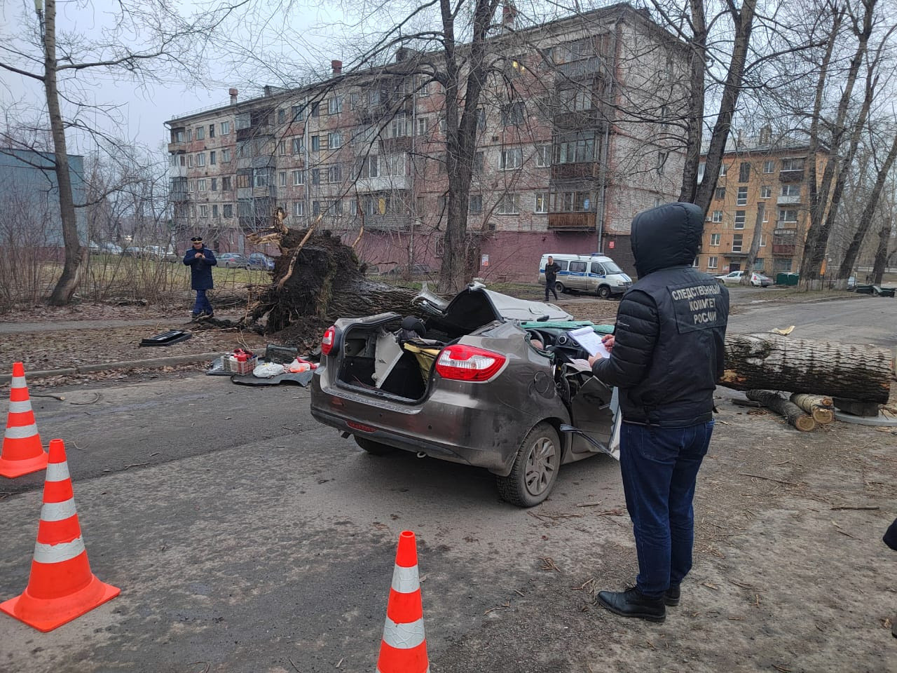 ВИДЕО: Оросын Новокузнецк хотод өнөөдөр болсон хүчтэй салхины үеэр мод унаж, автомашин зорчиж байсан хоёр хүн амиа алджээ