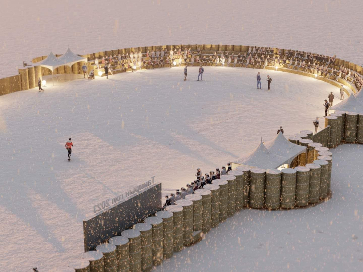 ФОТО: Малчдад хөнгөлөлттэй өвс тэжээл олгох зорилгоор Архангай Монголын анхны өвсөн стадионыг барина 
