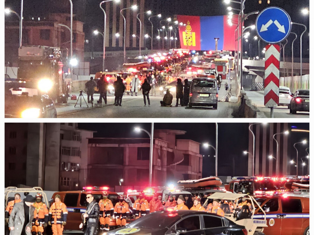 ВИДЕО: ОБЕГ-ын 20 жилийн ойд зориулсан клипний зураг авалтыг өнгөрсөн шөнө Олимпийн гүүрэн дээр хийжээ