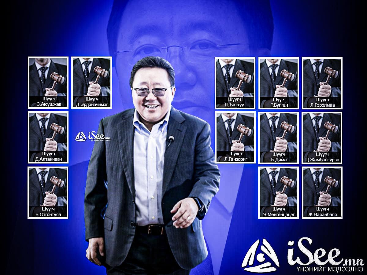 БАРИМТ: Л.Оюун-Эрдэнийн ярьсан "Ц.Элбэгдоржийн эрх ашигтай зөрчилдөөд халагдсан 12 шүүгч"-ийн зарим нь 2022 онд ажилдаа томилогдож, тэдний цалингийн хохирлыг Улс барагдуулжээ