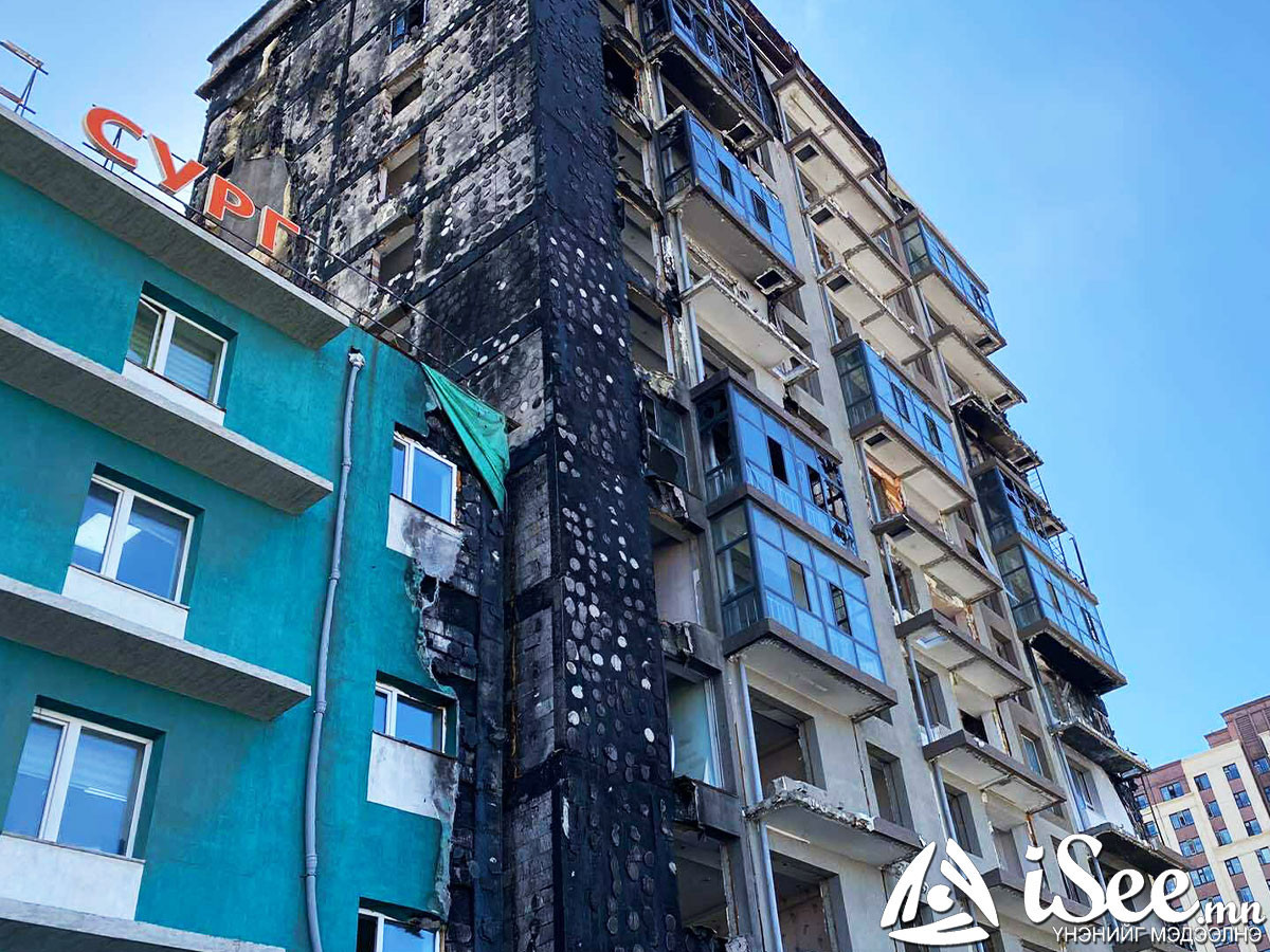ШУУД: Дэлбэрэлтэд өртсөн 207-р байрыг буулгах ажил эхэлжээ