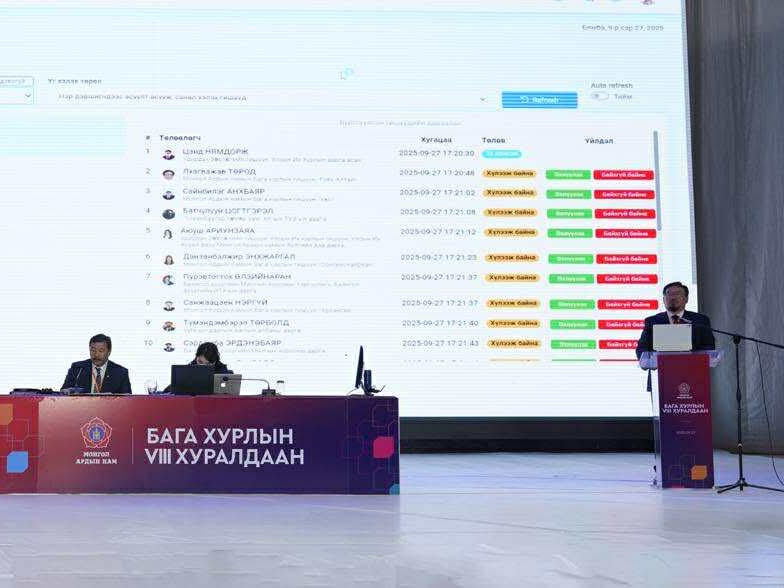 МАН-ын даргад нэр дэвшигч Д.Амарбаясгалан, Г.Занданшатар нарын мэтгэлцээн эхэллээ