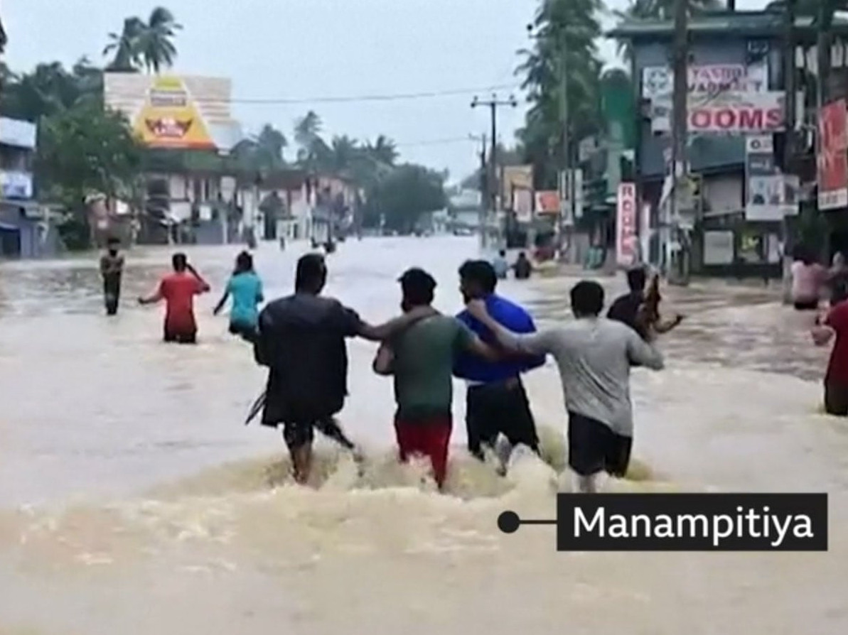 Шри Ланкын үер, хөрсний гулгалтаас болж амиа алдагсдын тоо 330 давж, тус улс онц байдал зарлалаа