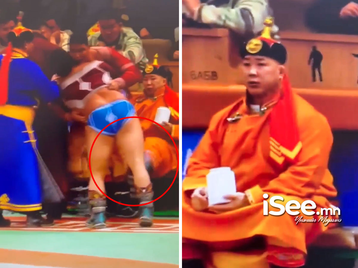 ВИДЕО: Барилдаж буй бөхчүүдийг өшиглөж, дургүйцлээ илэрхийлсэн О.Хангай аваргын үйлдэл шүүмжлэл дагууллаа