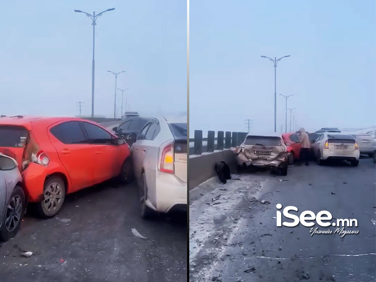 ТОДРУУЛГА: "Дөрвөн тээврийн хэрэгсэл мөргөлдсөн ослын улмаас гэмтсэн хүн байхгүй, ослын шалтгааныг тогтоохоор ажиллаж байна"