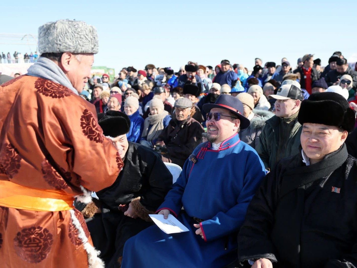 Ерөнхий сайд Г.Занданшатар “Түмэн тэмээний баяр”-ын нээлтийн үйл ажиллагаанд оролцож, үг хэллээ