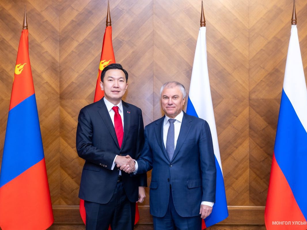 УИХ-ын дарга Н.Учрал, ОХУ-ын Холбооны Хурлын Төрийн Думын дарга В.В.Володин нар албан ёсны хэлэлцээ хийжээ