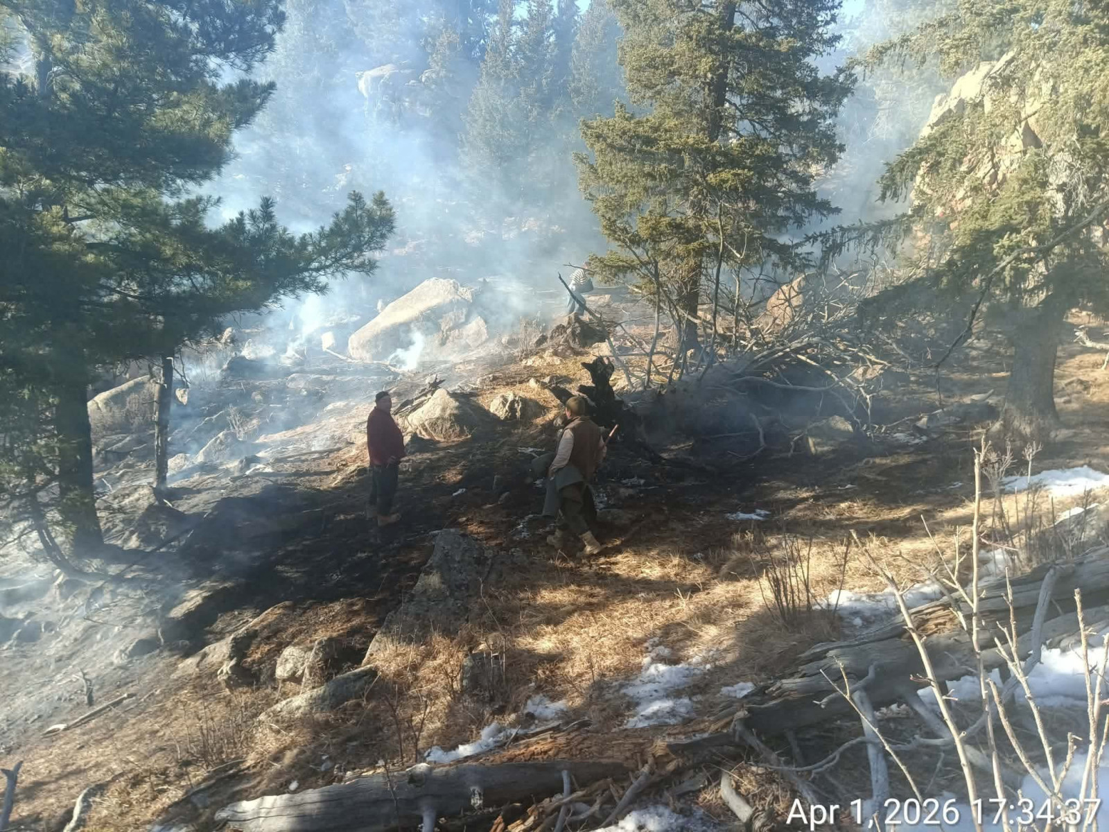 “Манзушир хийд"-ийн орчимд гарсан ойн түймрийг бүрэн унтраасан бөгөөд түймэрт 1.2 га талбай өртжээ