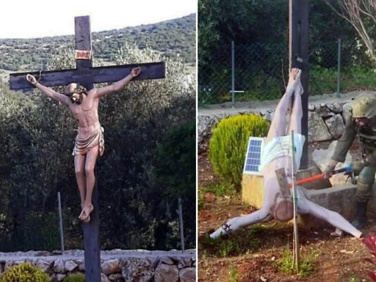 Есүсийн хөшөөг эвдсэн хоёр Израил цэрэгт 30 хоногийн хорих ял оноожээ