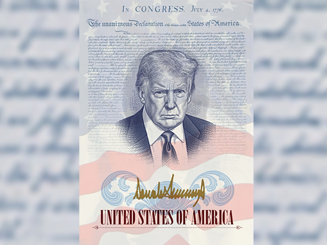 Д.Трампын зурагтай гадаад паспорт гаргана