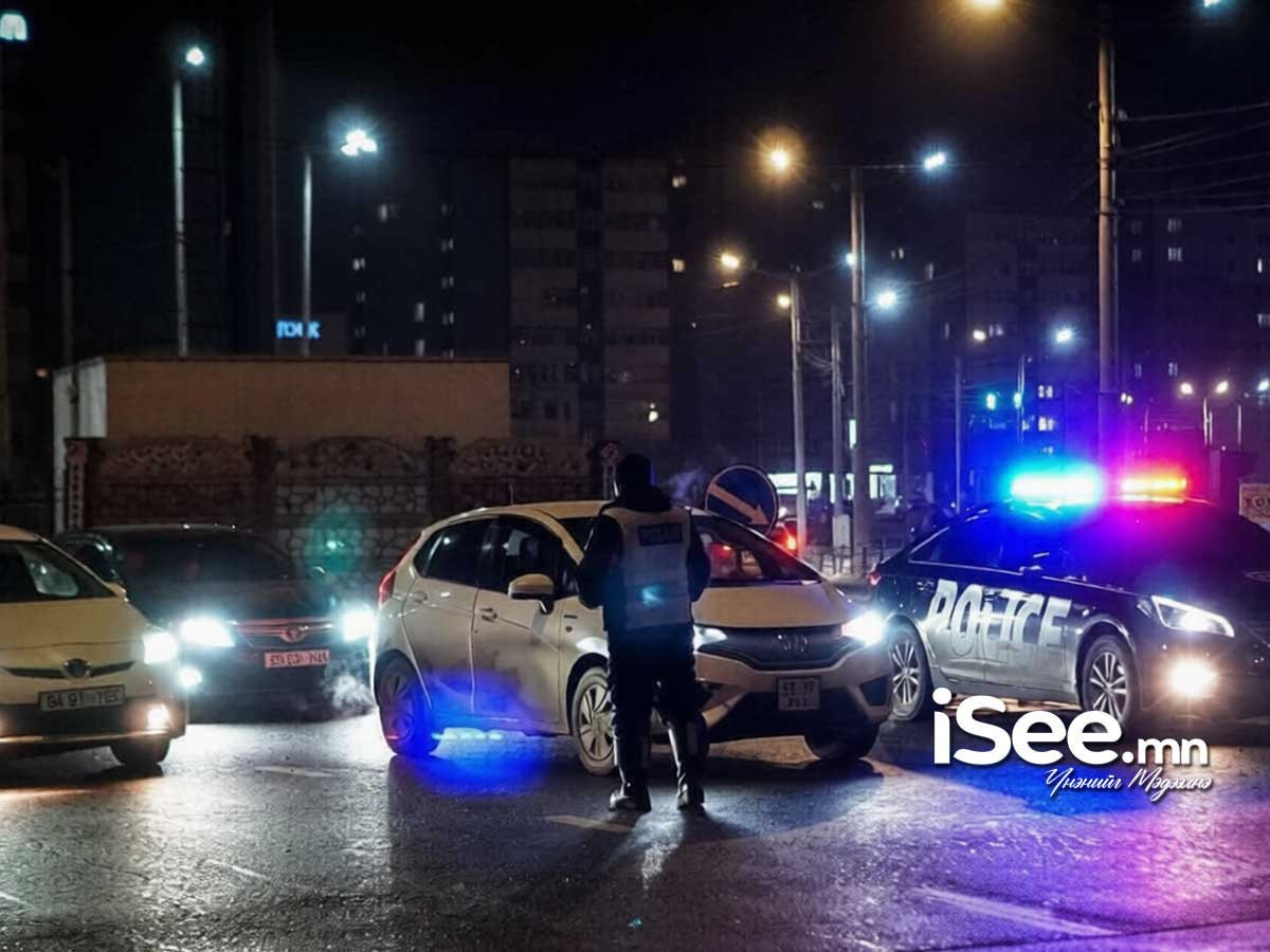 Согтуугаар тээврийн хэрэгсэл жолоодсон 69 зөрчил өчигдөр бүртгэгджээ